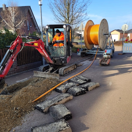 Baggerarbeiten in Lützen