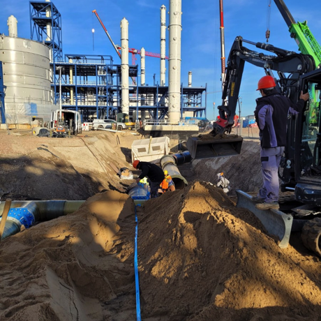 Tiefbau Arbeiten von SH Tiefbau in Leuna
